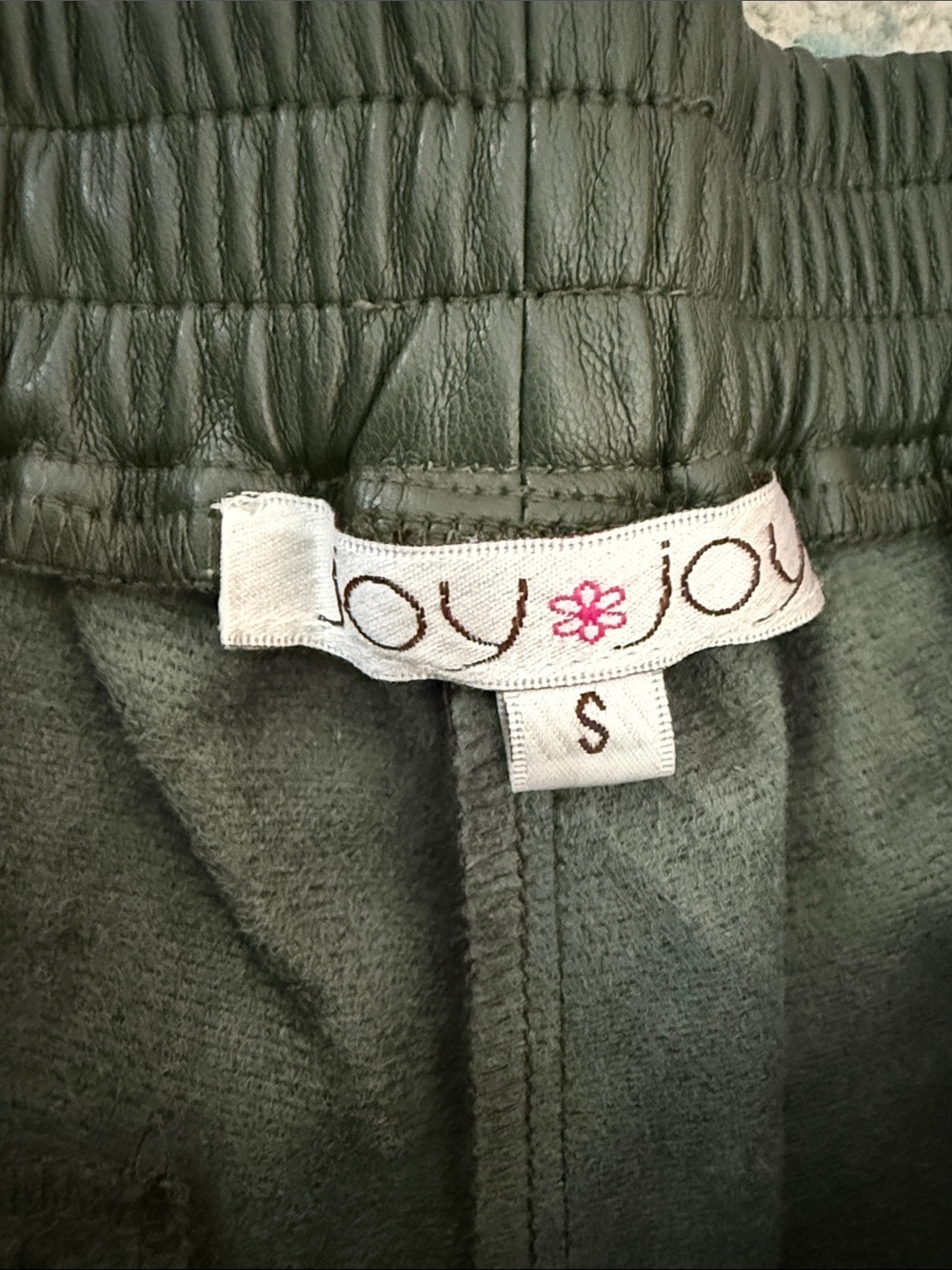 NWOT High Waist Green Shorts - Picture 4 of 6